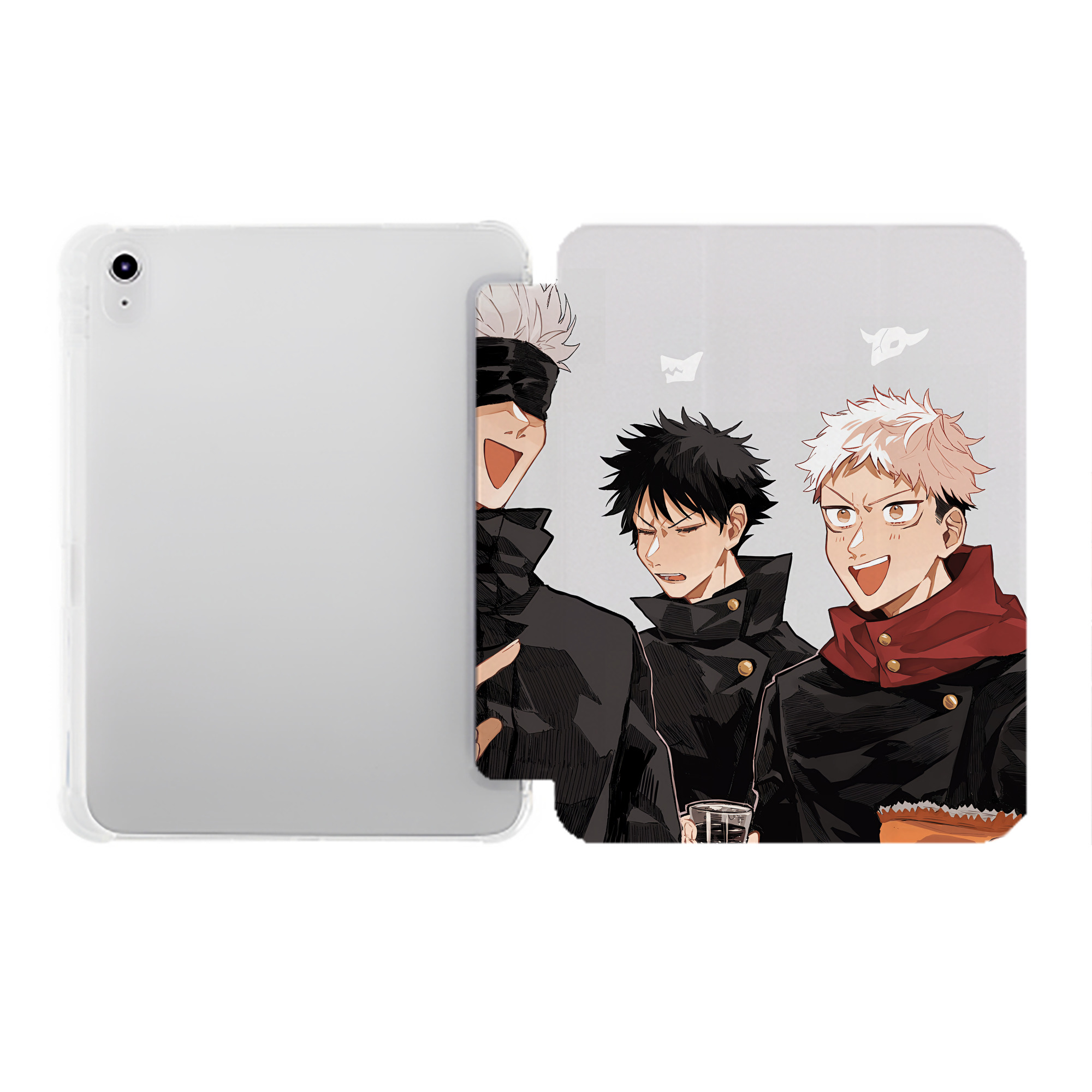 （画像用） SPY×FAMILY间谍家家酒 IPad ケース ペン収納付き 三つ折りスタンド PUレザー×シリコン 対応機種9.5/10.5/10.9インチ
